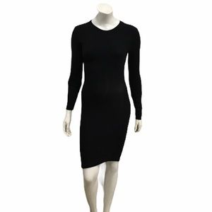 Alexander Wang Womans Black Midi Dress